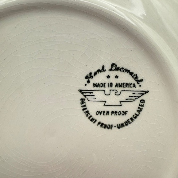 MARCREST NORDIC MINT Vtg Mid Century Modern Atomic Leaf Butter Dish Server MCM - Picture 7 of 14